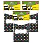 Teacher Created Resources Chalkboard Brights Library Pockets, 35 Per Pack, 3 Packs (TCR5657-3)