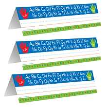 Teacher Created Resources Left/Right Alphabet Tented Nameplates, Folds to 3.5 x 11.5, 36 Per Pack,