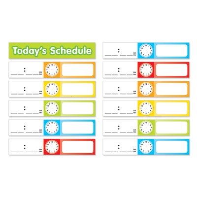 Scholastic Teacher Resources Schedule Cards, 24 Cards/Pack, 3 Packs (TF-5405-3)