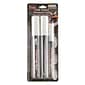 Marvy Uchida Chalk Markers, Assorted Tip, White, 3/Pack, 2 Packs (UCH480233A-2)