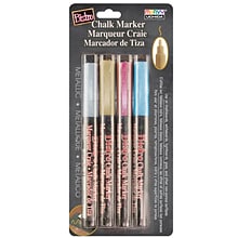 Marvy Uchida Chalk Markers, Fine Tip, Green, 4/Pack, 2 Packs (UCH4824M-2)