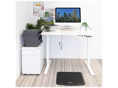 Mount-It! 48"W Electric Adjustable Standing Desk, White (MI-18060)