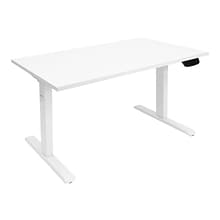 Mount-It! 48W Electric Adjustable Standing Desk, White (MI-18066)
