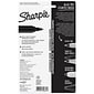 Sharpie Permanent Markers, Fine Tip, Black, 5/Pack (30665)