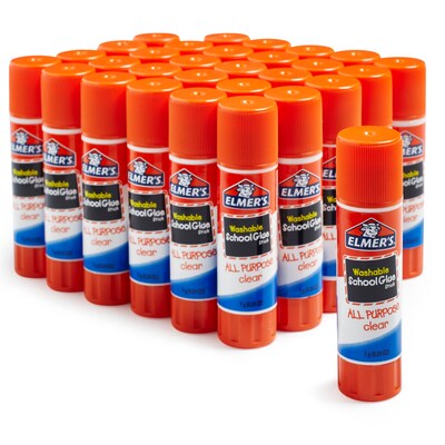 Elmer's School Glue Sticks, Disappearing Purple - 4 pack, 0.24 oz each