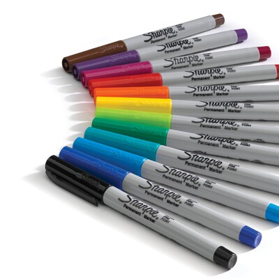 Sharpie Mystic Gems Permanent Markers Ultra Fine Tip Assorted 24/Pack  (2136772)