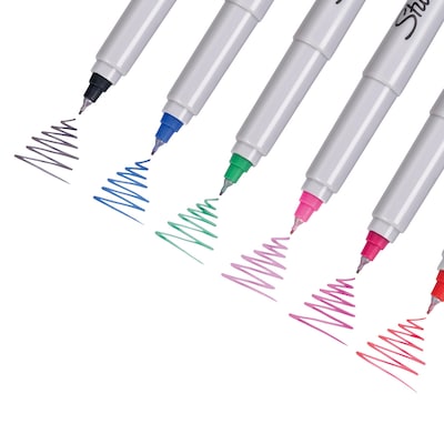 Sharpie Permanent Markers, Ultra Fine Tip, Assorted, 12/Pack (37175)