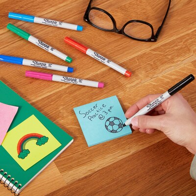 Sharpie Permanent Marker, Ultra Fine Tip, Assorted, 12/Pack (37175PP)