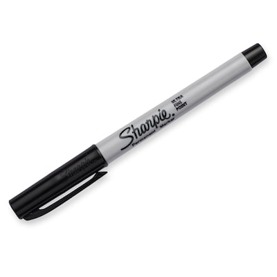  SAN30001  Sharpie Permanent Markers - Fine Point - Black