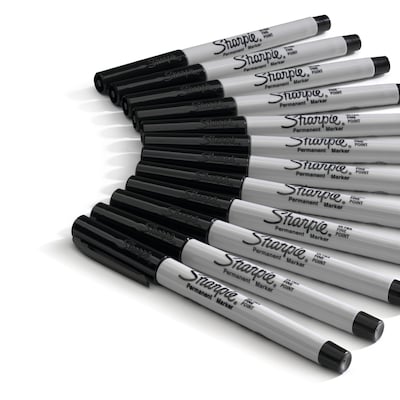 Sharpie Permanent Marker Ultra Fine Assorted Set of 12