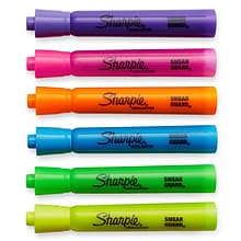 Sharpie Tank Highlighter, Chisel Tip, Assorted, Dozen (25145)