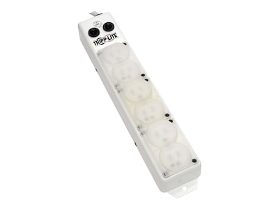 Tripp Lite Safe IT 6 Outlet Power Strip, 15, White (PS-615-HG-OEMRA)
