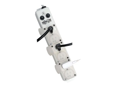 Tripp Lite Safe IT 6 Outlet Power Strip, 15', White (PS-615-HG-OEMRA)