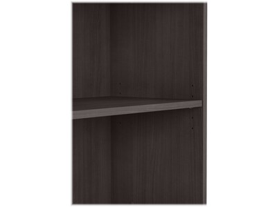 Bush Business Furniture Studio A 73"H 5-Shelf Bookcase with Adjustable Shelves, Storm Gray Laminated Wood (SDB7236SG-Z)