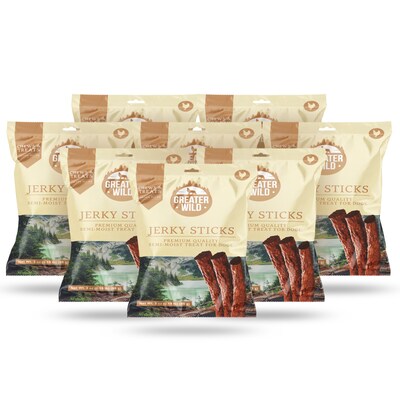Greater Wild Tender Jerky Sticks for Dogs, Chicken, 3 oz., 8/Pack (TBN203132)