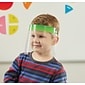 Learning Resources Reusable Fully Assembled Face Shield, Clear Visor (LER4363)