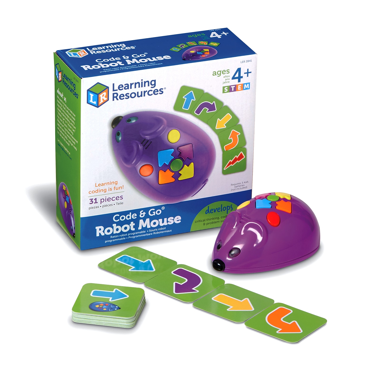 Learning Resources STEM Programmable Robot Mouse (LER2841)