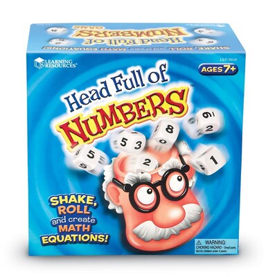 Learning Resources Head Full Of Numbers, 13 Piece Set (LER8898)