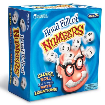 Learning Resources Head Full Of Numbers, 13 Piece Set (LER8898)