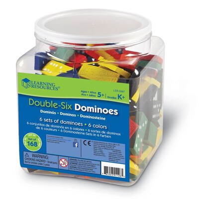 Learning Resources Double-six Dominoes In Bucket (LER0287)