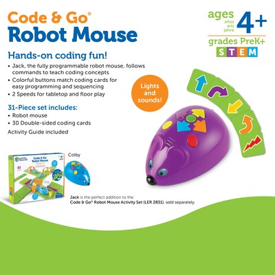 Learning Resources STEM Programmable Robot Mouse (LER2841)