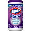 Clorox Disinfecting Wipes, Bleach Free Cleaning Wipes, Fresh Lavender - 75 Wipes (01761)