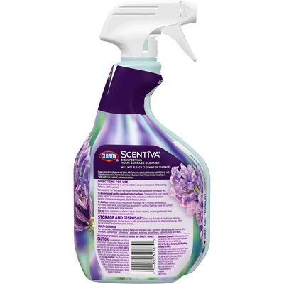 Clorox Scentiva Multi Surface Cleaner Spray Bottle, Tuscan Lavender & Jasmine, 32 Oz. (31387)