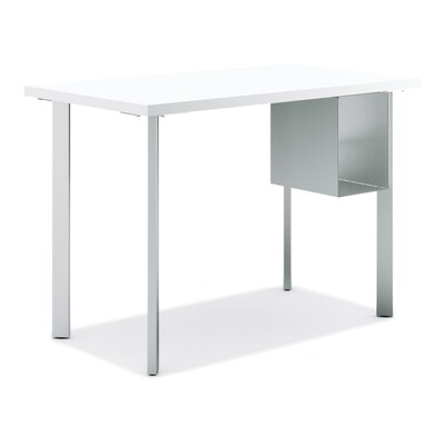 HON® Coze Table Legs, 5.75 x 28, Silver, 4/Pack