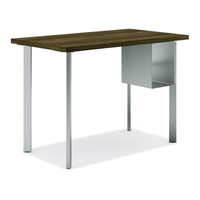 HON® Coze Table Legs, 5.75 x 28, Silver, 4/Pack