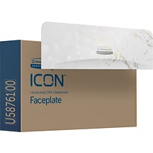 Kimberly-Clark Professional ICON Faceplate for Coreless Two-Roll Horizontal Toilet Paper Dispensers,