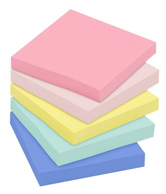 Post-it® Notes, 3" x 3", Sweet Sprinkles Collection, 100 Sheets/Pad, 12 Pads/Pack (654-RP-A/654-A)