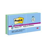 Post-it® Pop-up Super Sticky Notes, 3 x 3, Oasis Collection, 90 Sheets/Pad, 6 Pads/Pack (R330-6SST