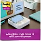 Post-it® Super Sticky Pop-up Dispenser Notes, 3" x 3", Oasis Collection, 90 Sheets/Pad, 10 Pads/Pack (R330-10SST)