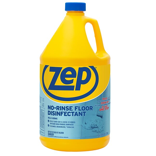 Zep No-Rinse Floor Disinfectant, 1 Gal. (ZUNRS128) | Quill.com
