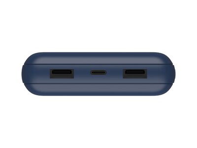 Belkin USB-A/USB-C Power Bank for Multiple Brands, 20000 mAh, Blue (BPB012btBL)