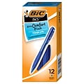 BIC Bu3 Retractable Ballpoint Pen, Medium Point, Blue Ink, Dozen (BU311BLU)