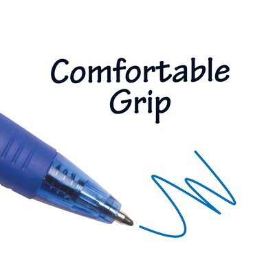 BIC Bu3 Retractable Ballpoint Pen, Medium Point, Blue Ink, Dozen (BU311BLU)