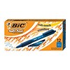 BIC Soft Feel Retractable Ballpoint Pens, Fine Point, Blue Ink, Dozen (SCSF11BE)