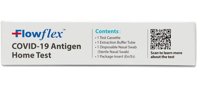 FlowFlex COVID-19 Antigen Rapid Home Test Kit, 20 Tests (TBN203236)