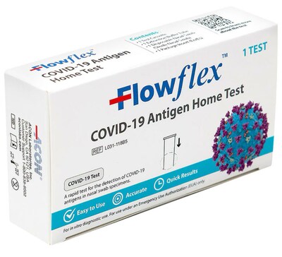 FlowFlex COVID-19 Antigen Rapid Home Test Kit, 288 Tests (TBN203237)