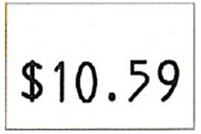 Garvey® 14000 Labels/Sleeve 12 mm x 18 mm Blank Labels, (1812-0300)