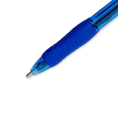 Paper Mate Profile Retractable Ballpoint Pen, Bold Point, Blue Ink, Dozen (89466)