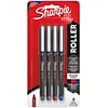 Sharpie Rollerball Pen, Needle Point  Precision Pen, Assorted Color Ink, 4 Count (2093224)