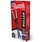 Sharpie Rollerball Pen, Arrow Point (0.7mm) Pen for Bold Lines, Blue Ink, 12 Count