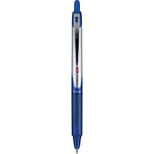 Pilot VBall RT Retractable Rollerball Pens, Fine Point, Blue Ink, Dozen (26207)