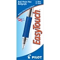 Pilot EasyTouch Ballpoint Pens, Medium Point, Blue Ink, Dozen (32011)