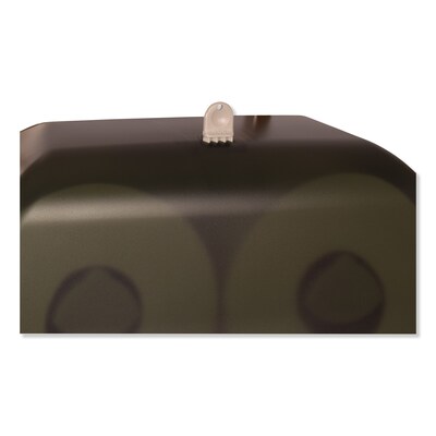 Tork® Twin Jumbo Roll Bath Tissue Dispenser, 19.29 x 5.51 x 11.83, Smoke/Gray