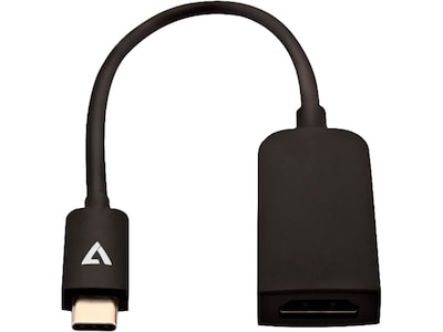 V7 USB-C to Slim HDMI, Male to Female, Black (V7UCHDMISL-1E)