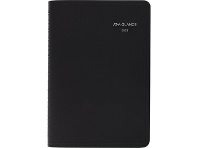 2023 AT-A-GLANCE QuickNotes 5 x 8 Daily & Monthly Appointment Book, Black (76-04-05-23)