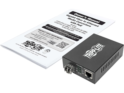 Tripp Lite N785-P01-LC-MM1 Gigabit Multimode Fiber to Ethernet Media Converter